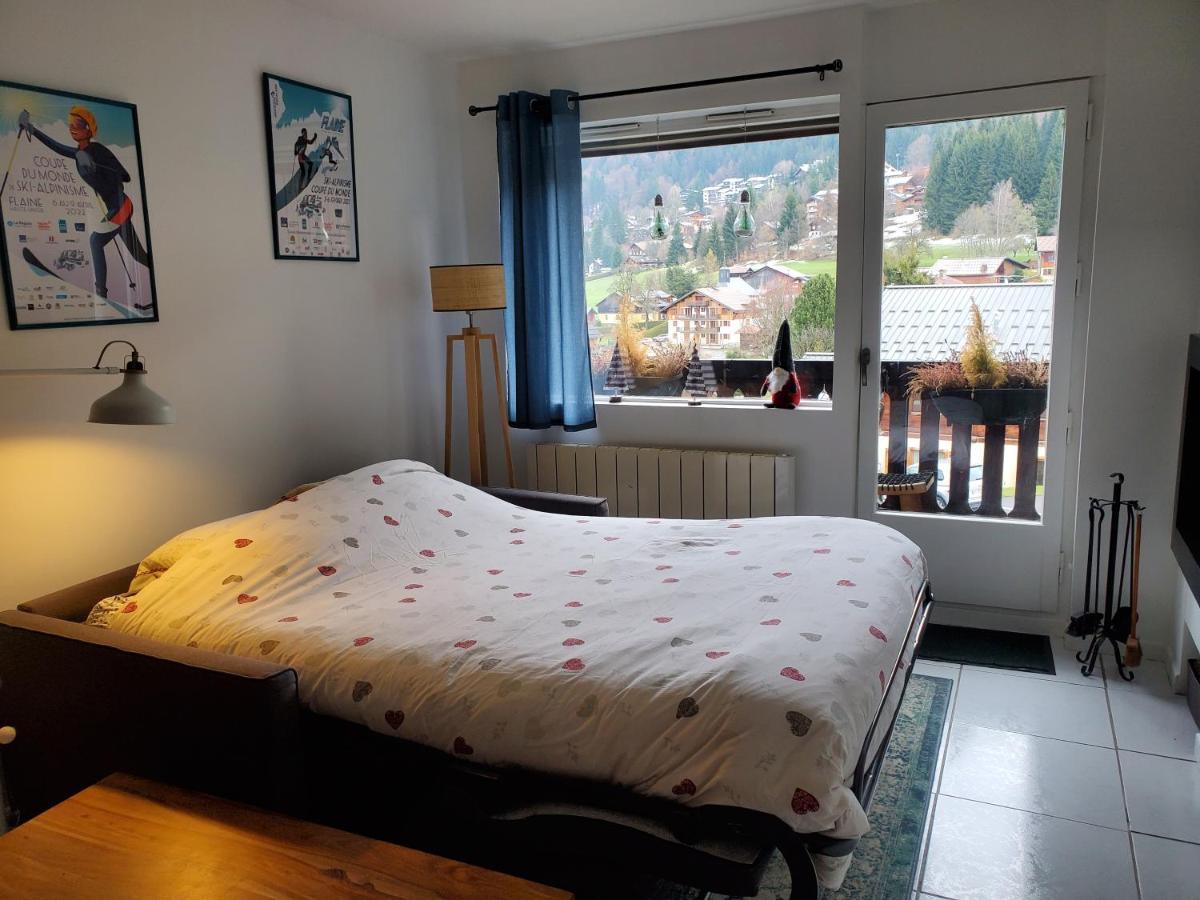 Studio Avec Petit Balcon Et Cheminee - Grand Massif Les Carroz d'Arâches Exterior foto
