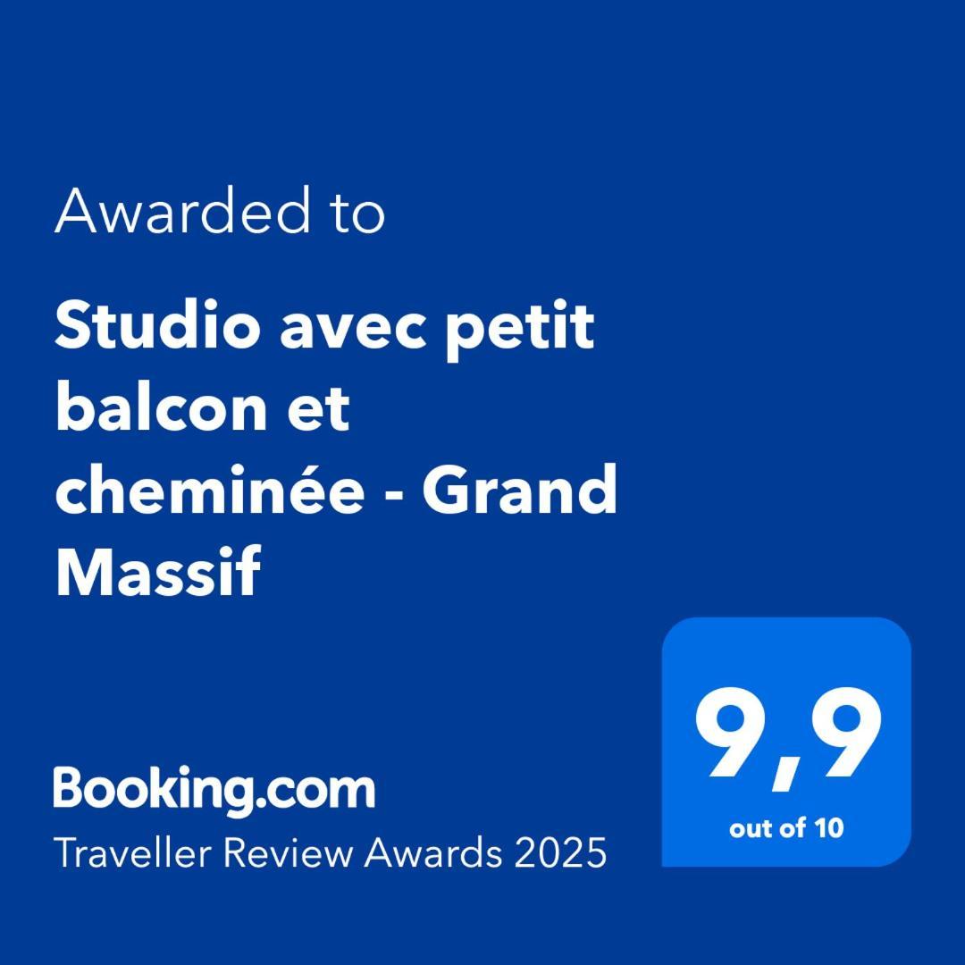 Studio Avec Petit Balcon Et Cheminee - Grand Massif Les Carroz d'Arâches Exterior foto